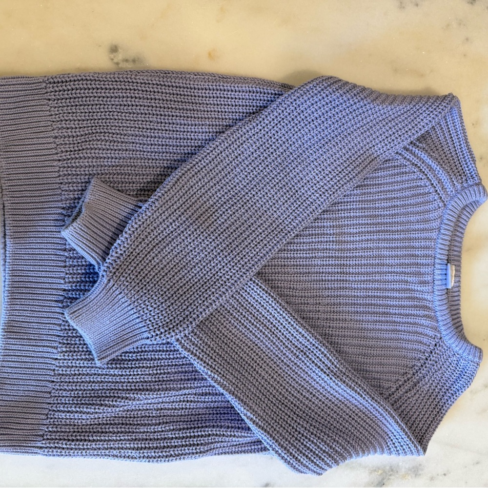 Hanna Andersson Lavender Knit Sweater